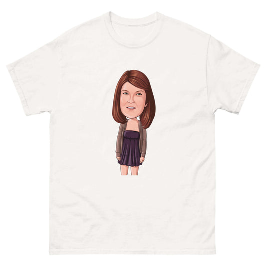 Meredith Palmer Casual Friday Cartoon - Maxi, Caricature, Cartoon, Casual Friday, Large, Maxi, Meredith, Meredith Palmer, T-Shirt, Tee, The Office, The US Office, Introducing the "Maxi Meredith Palmer Cartoon - Casual Friday" T-Shirt – Meredith's Boldness