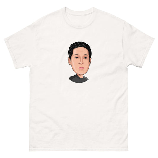 Oscar Martinez Cartoon - Maxi, Caricature, Cartoon, Large, Maxi, Oscar, Oscar Martinez, T-Shirt, Tee, The Office, The US Office, Introducing the "Maxi Oscar Martinez Cartoon" T-Shirt – Oscar's Wit and Wisdom in Larger-Than-Life Style! For fans of The Offi