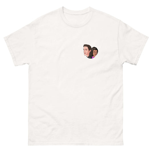 Ryan Howard and Kelly Kapoor Cartoon - Original, Caricature, Cartoon, Kelly, Kelly Kapoor, Original, Ryan, Ryan and Kelly, Ryan Howard, T-Shirt, Tee, The Office, The US Office, Introducing the "Original Ryan Howard and Kelly Kapoor Cartoon" T-Shirt – A Dy