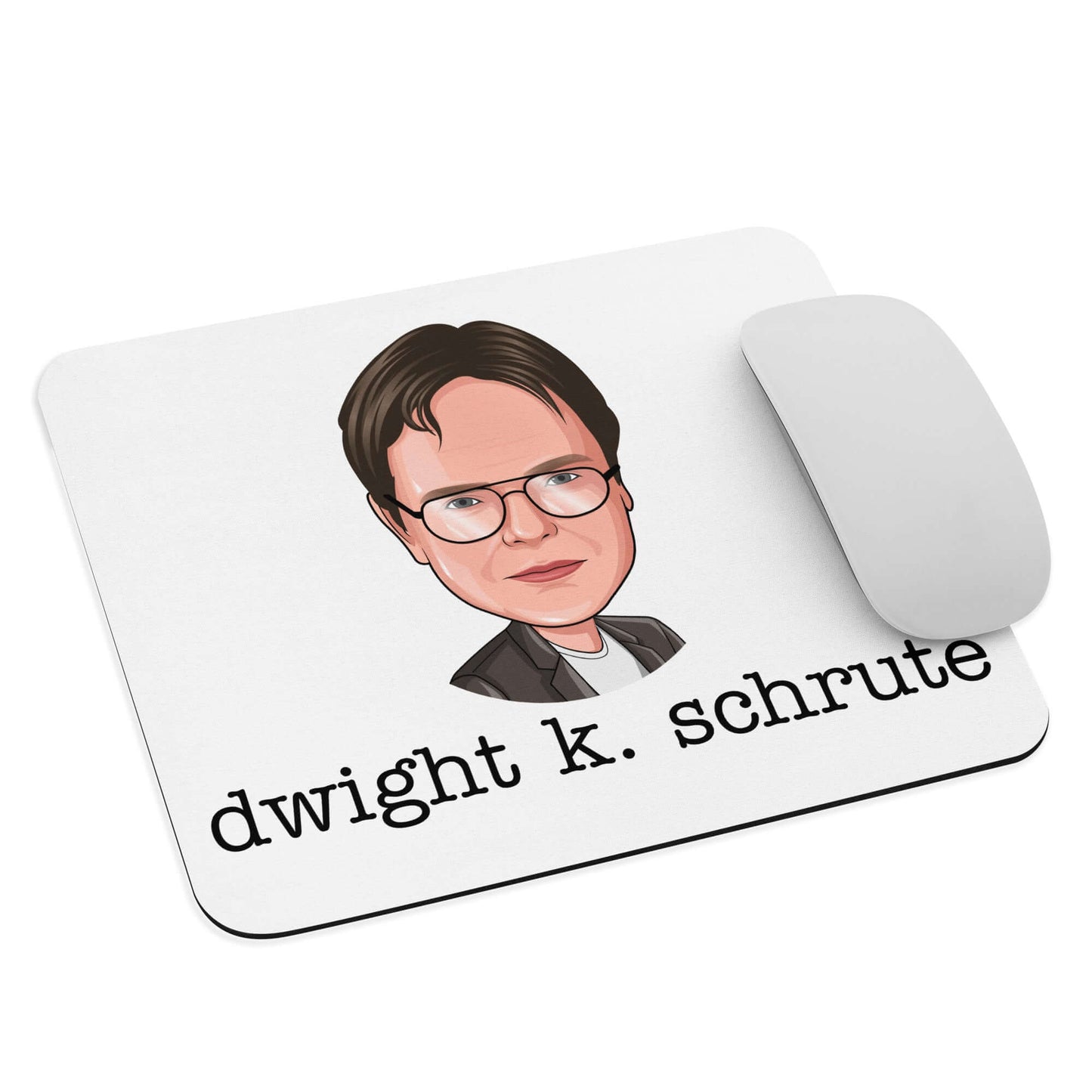 "dwight k. schrute" mouse pad