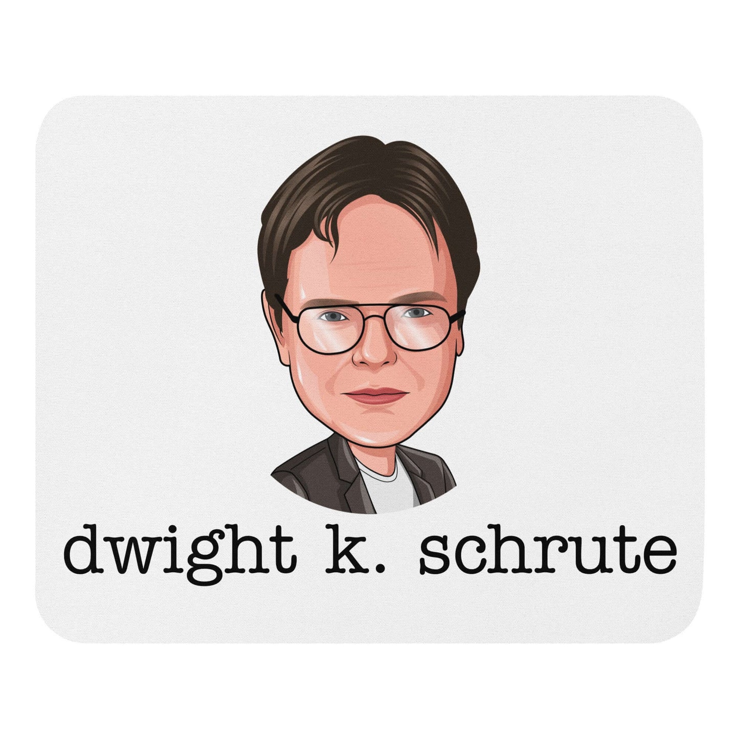 "dwight k. schrute" mouse pad