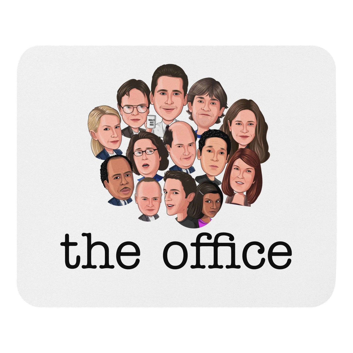 "the office cast" mouse pad