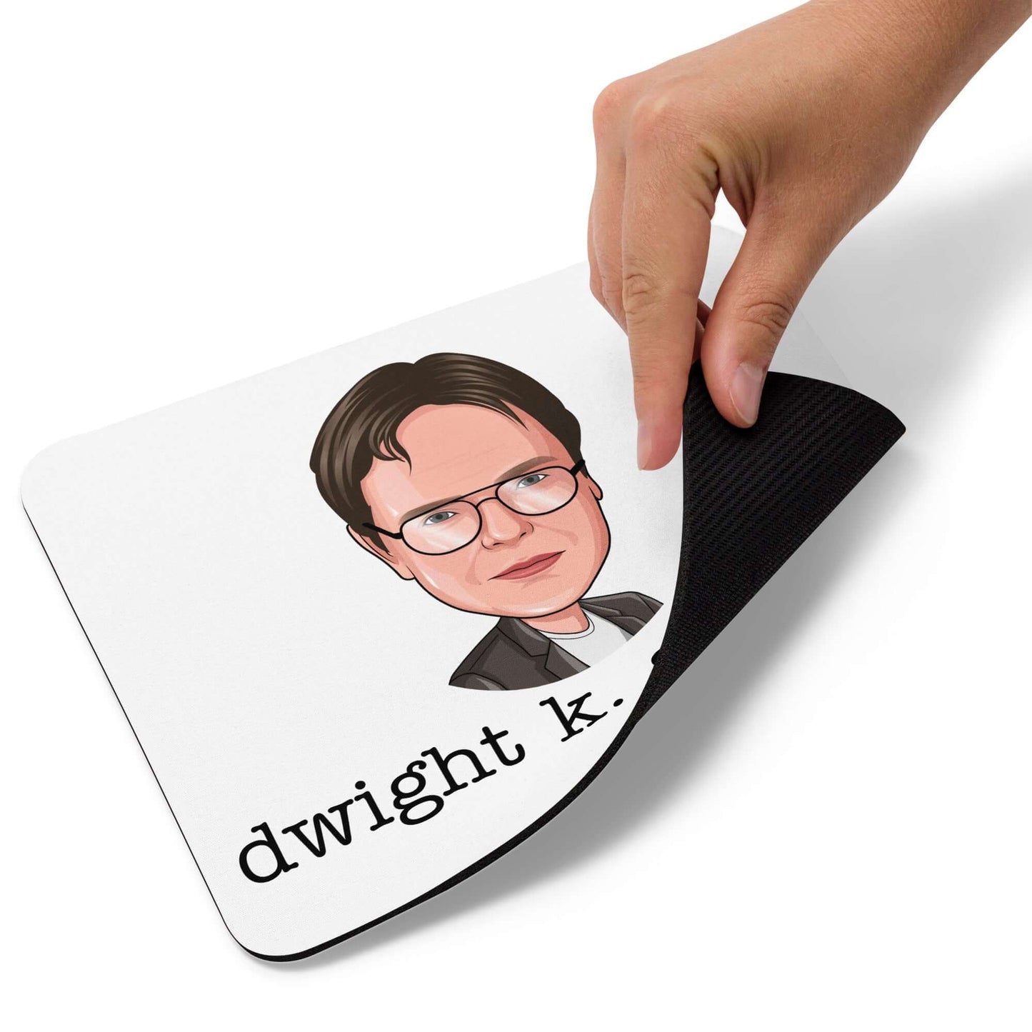 "dwight k. schrute" mouse pad