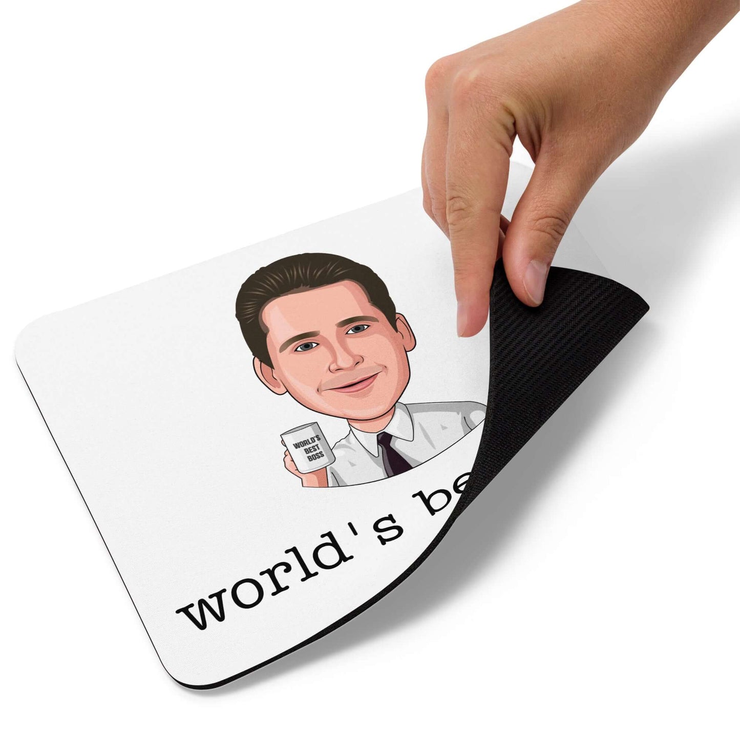 "world's best boss" mouse pad