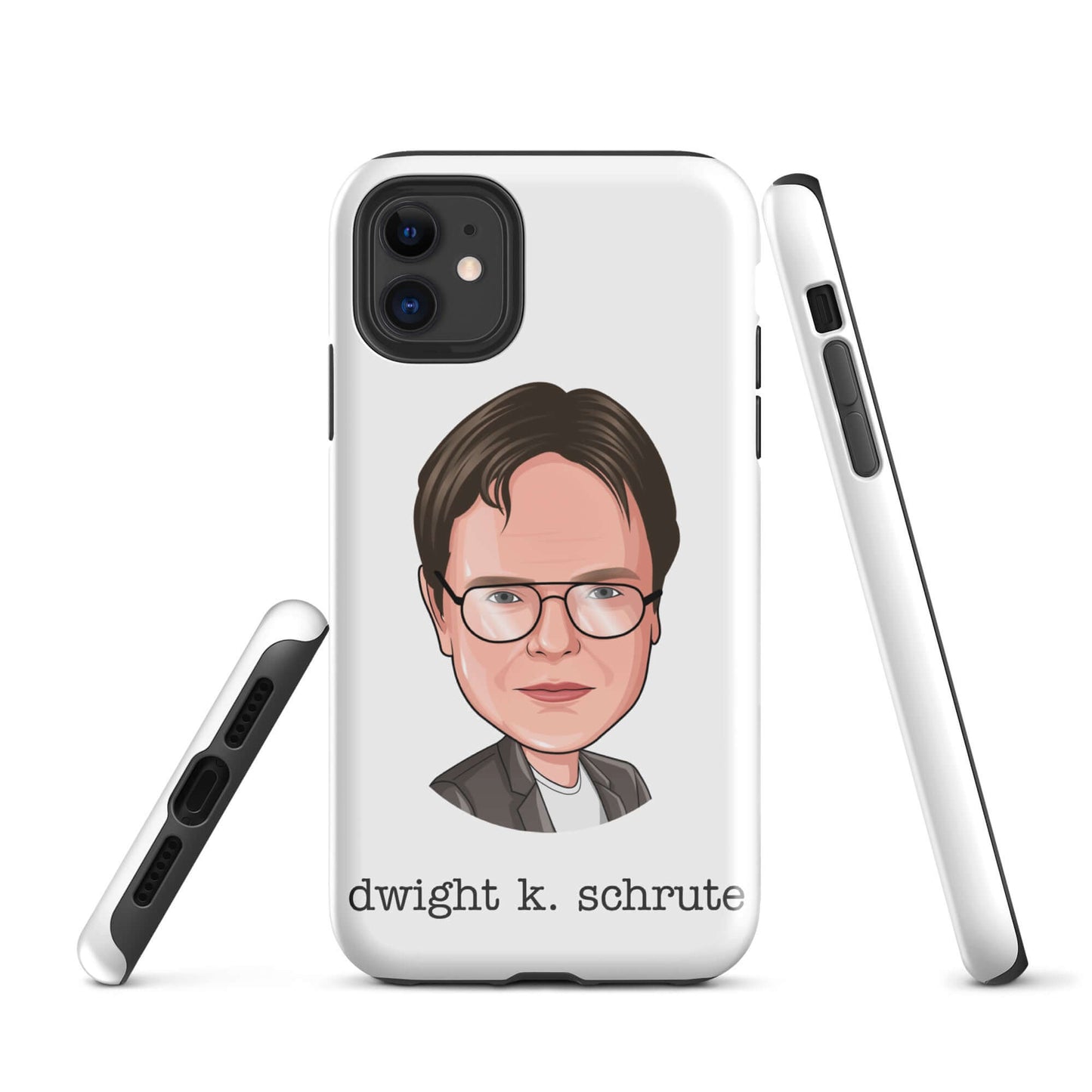 "dwight k. schrute" iPhone case