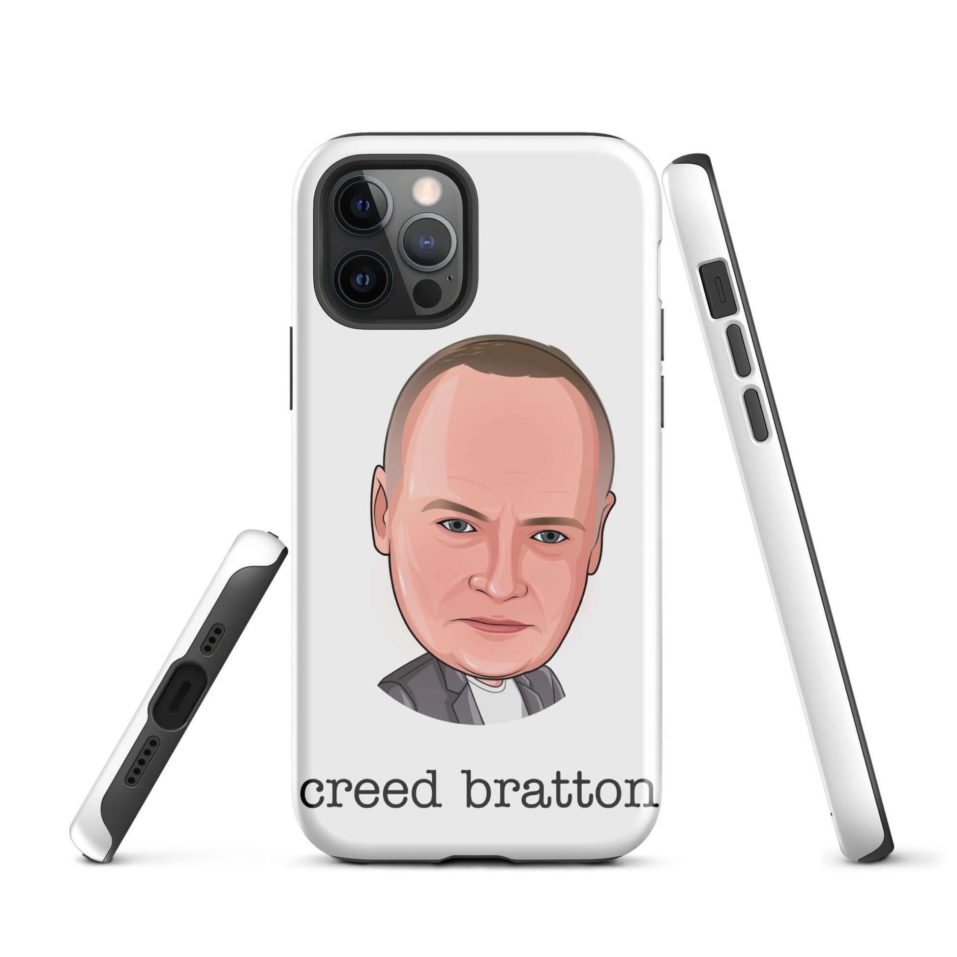 "creed Bratton" iPhone case Introducing the "Creed Bratton iPhone Case" – a mysterious and eclectic accessory that pays homage to the enigmatic and unpredictable Creed from "The Office." **Mysterious Features:** 1. **Dual-Layer Protection:** Crafted with