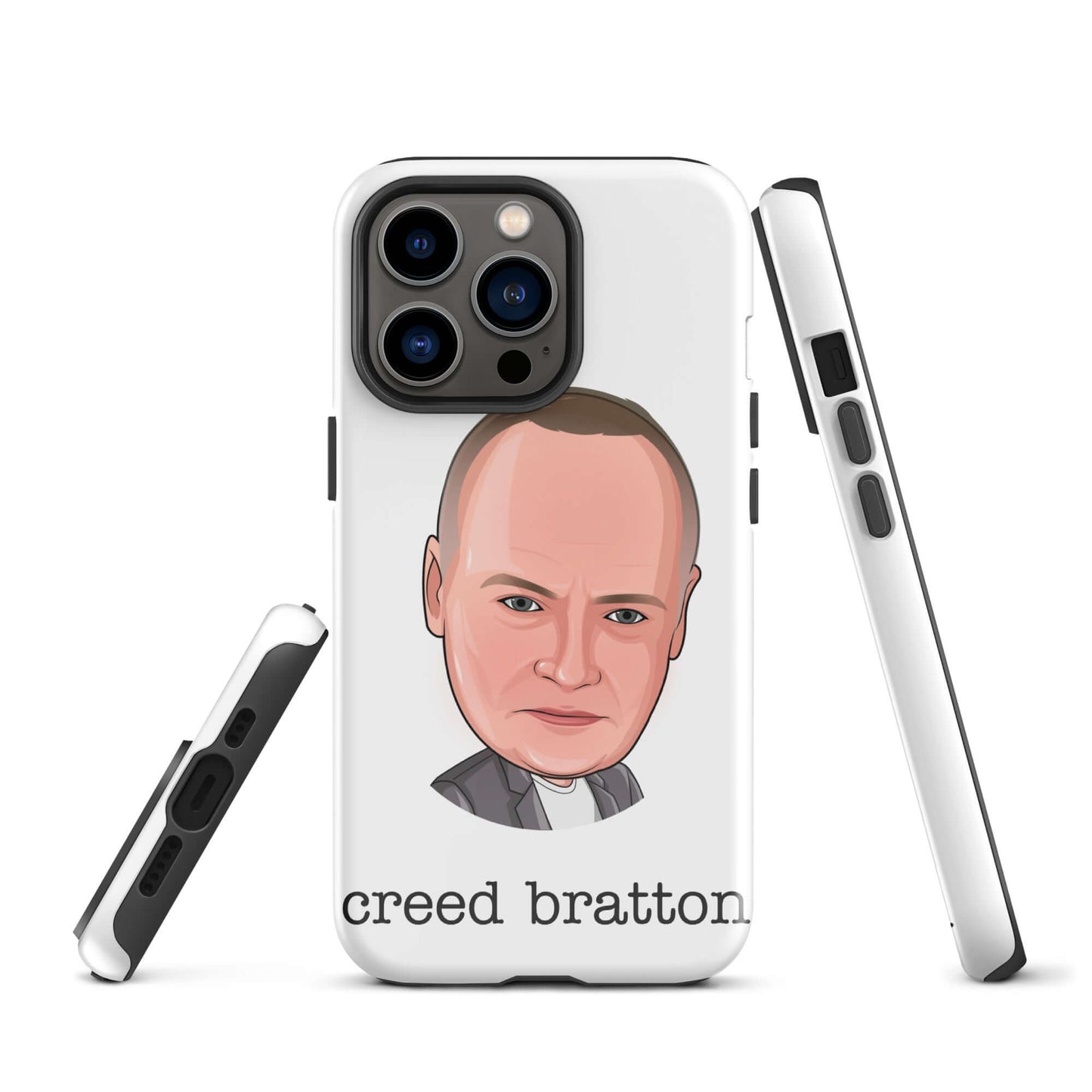 "creed Bratton" iPhone case Introducing the "Creed Bratton iPhone Case" – a mysterious and eclectic accessory that pays homage to the enigmatic and unpredictable Creed from "The Office." **Mysterious Features:** 1. **Dual-Layer Protection:** Crafted with