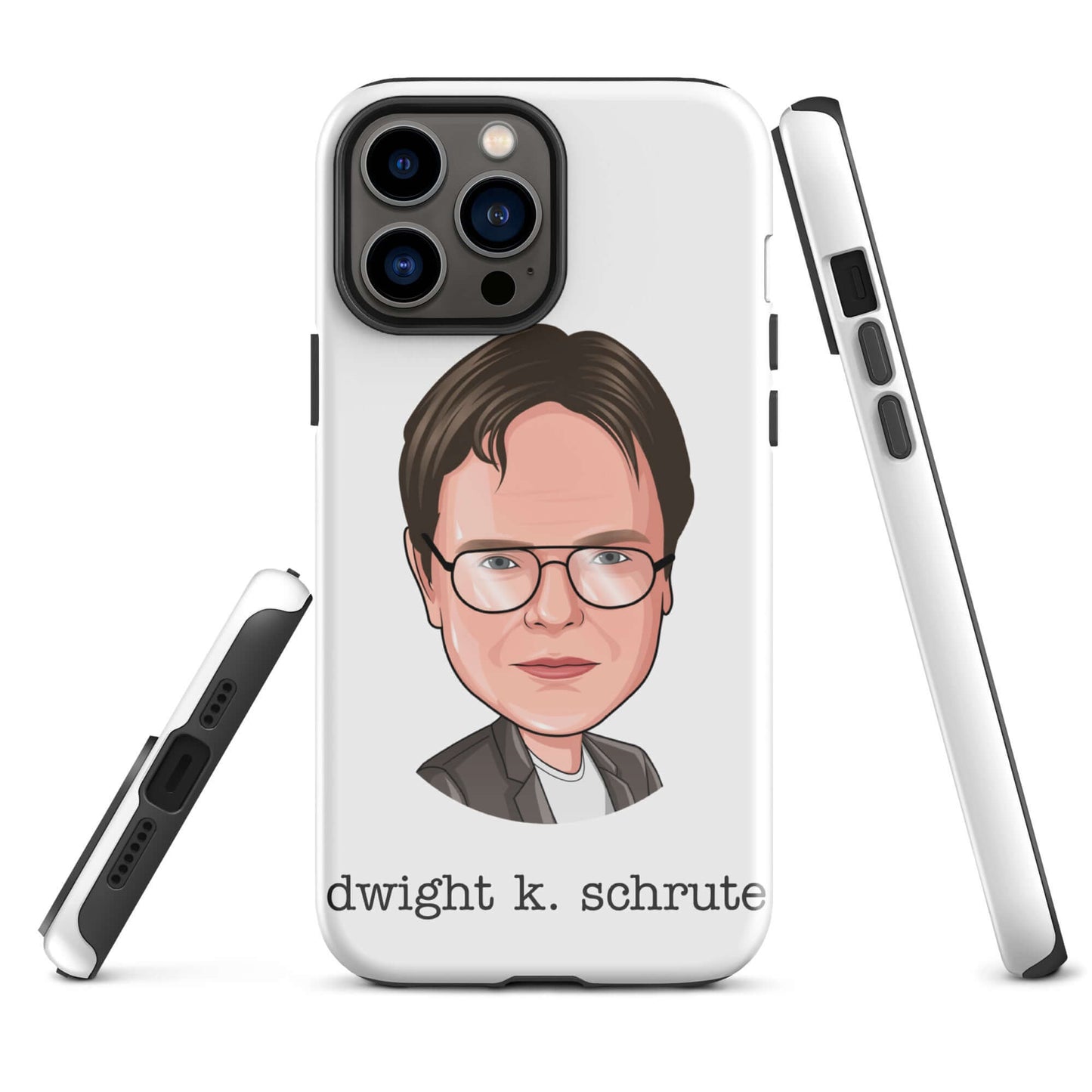 "dwight k. schrute" iPhone case