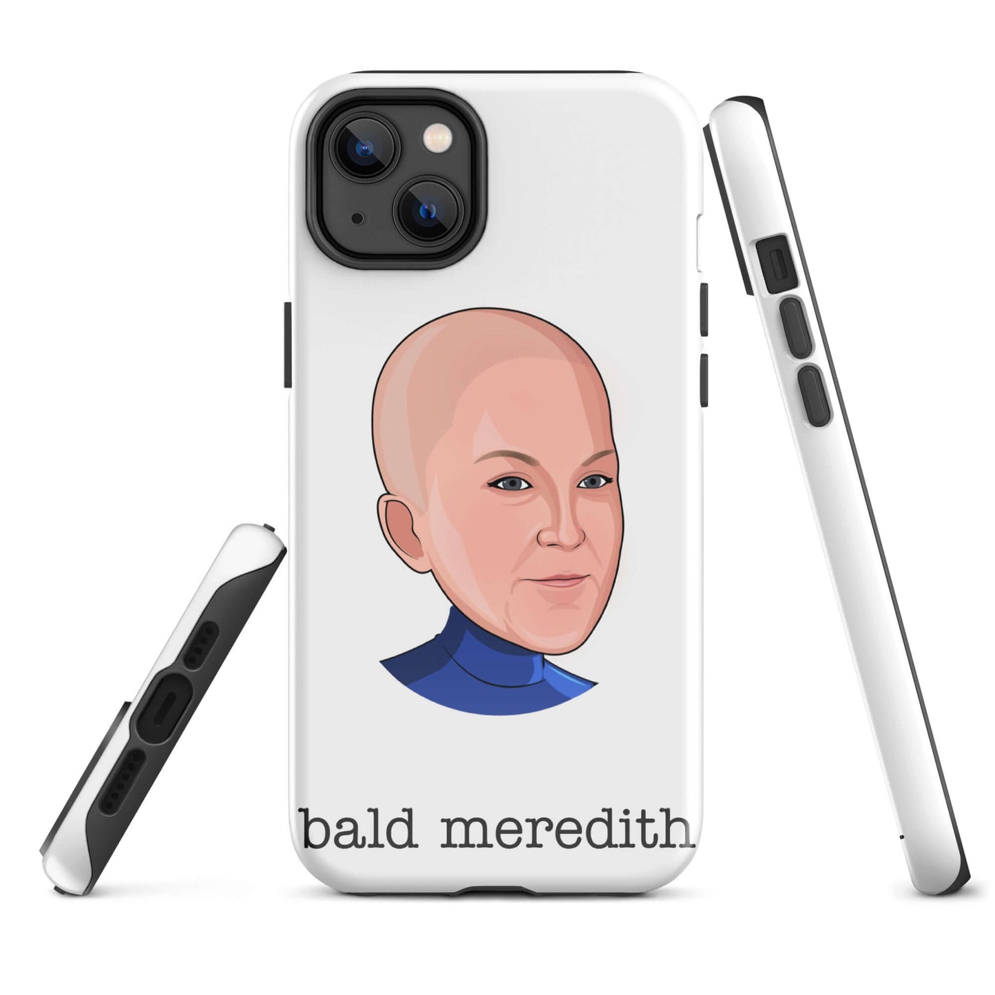 "bald meredith" iPhone case Introducing the "Bald Meredith iPhone Case" – a bold and cheeky accessory that celebrates the fearless and fun-loving Meredith Palmer from "The Office." **Bald Confidence Features:** 1. **Dual-Layer Protection:** Crafted with a