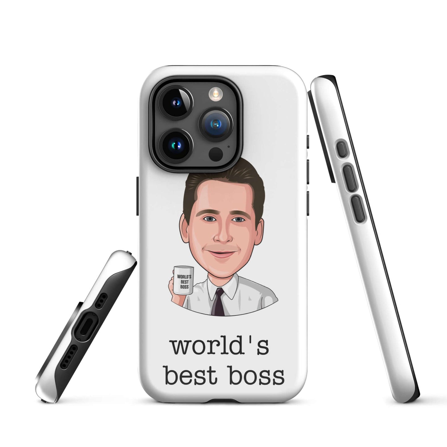 "world's best boss" iPhone case