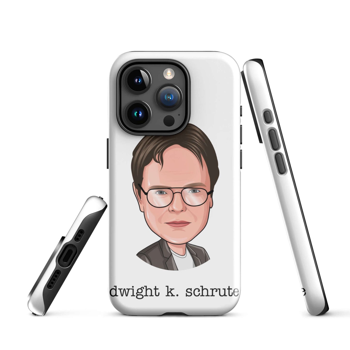 "dwight k. schrute" iPhone case