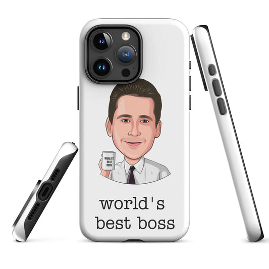 "world's best boss" iPhone case