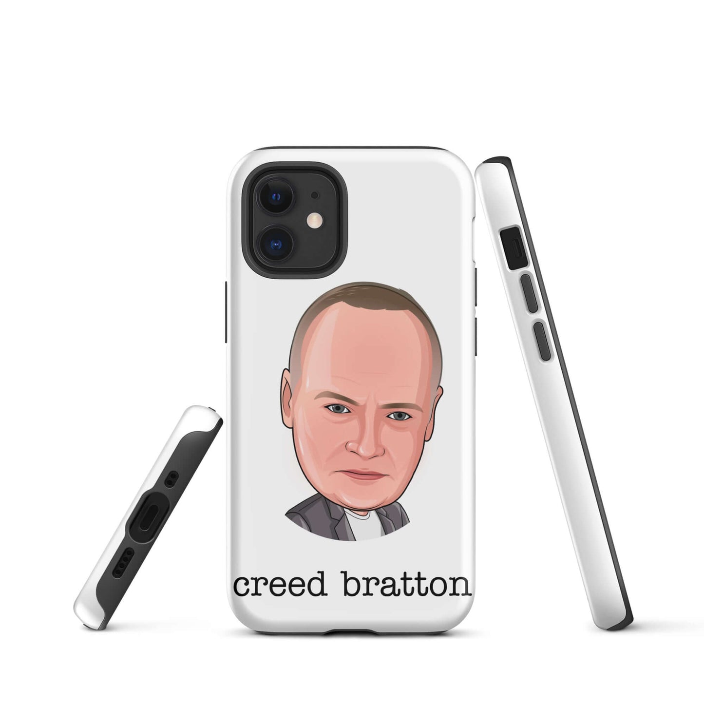 "creed Bratton" iPhone case Introducing the "Creed Bratton iPhone Case" – a mysterious and eclectic accessory that pays homage to the enigmatic and unpredictable Creed from "The Office." **Mysterious Features:** 1. **Dual-Layer Protection:** Crafted with