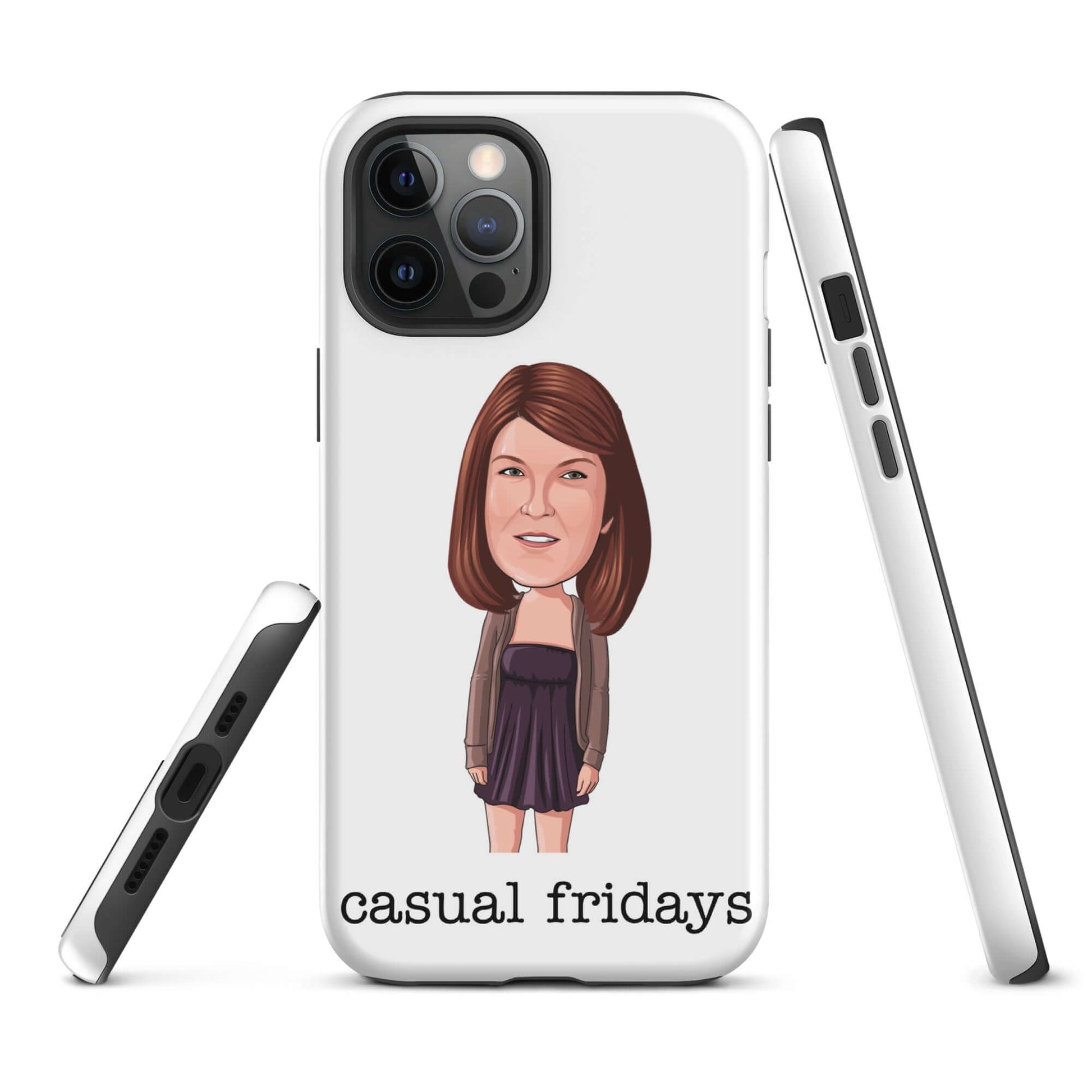 "casual Fridays Meredith" iPhone case Introducing the "Casual Fridays Meredith iPhone Case" – a cheeky and carefree accessory that captures the spirit of Meredith Palmer's laid-back Fridays from "The Office." **Casual Fridays Vibes:** 1. **Dual-Layer Prot