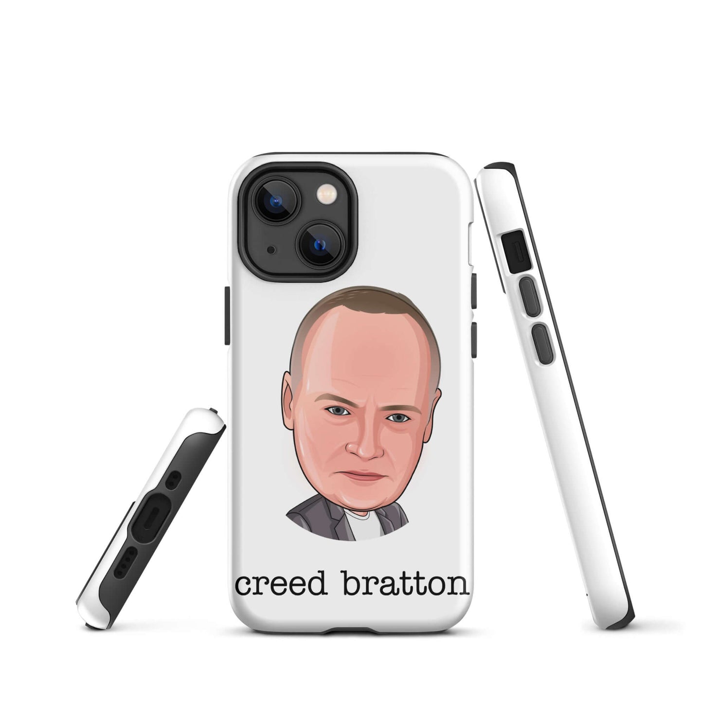 "creed Bratton" iPhone case Introducing the "Creed Bratton iPhone Case" – a mysterious and eclectic accessory that pays homage to the enigmatic and unpredictable Creed from "The Office." **Mysterious Features:** 1. **Dual-Layer Protection:** Crafted with