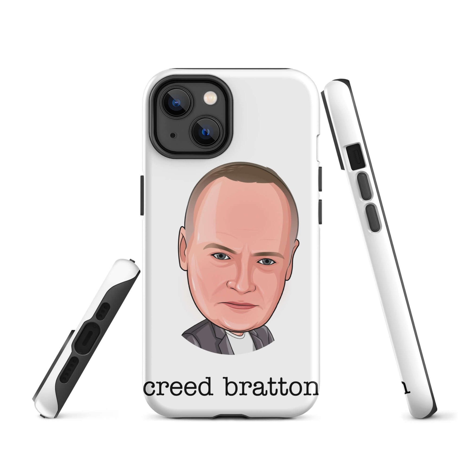 "creed Bratton" iPhone case Introducing the "Creed Bratton iPhone Case" – a mysterious and eclectic accessory that pays homage to the enigmatic and unpredictable Creed from "The Office." **Mysterious Features:** 1. **Dual-Layer Protection:** Crafted with