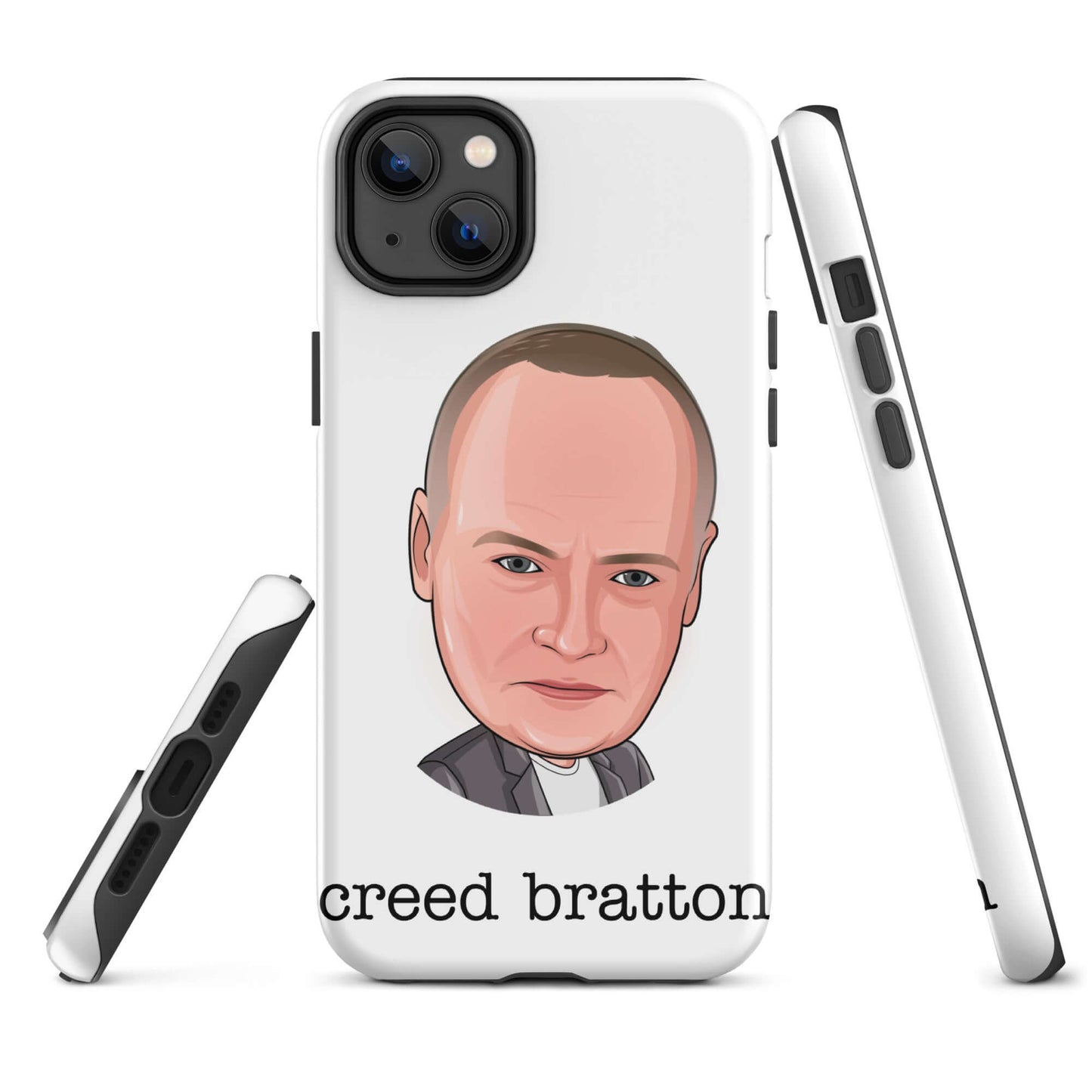 "creed Bratton" iPhone case Introducing the "Creed Bratton iPhone Case" – a mysterious and eclectic accessory that pays homage to the enigmatic and unpredictable Creed from "The Office." **Mysterious Features:** 1. **Dual-Layer Protection:** Crafted with