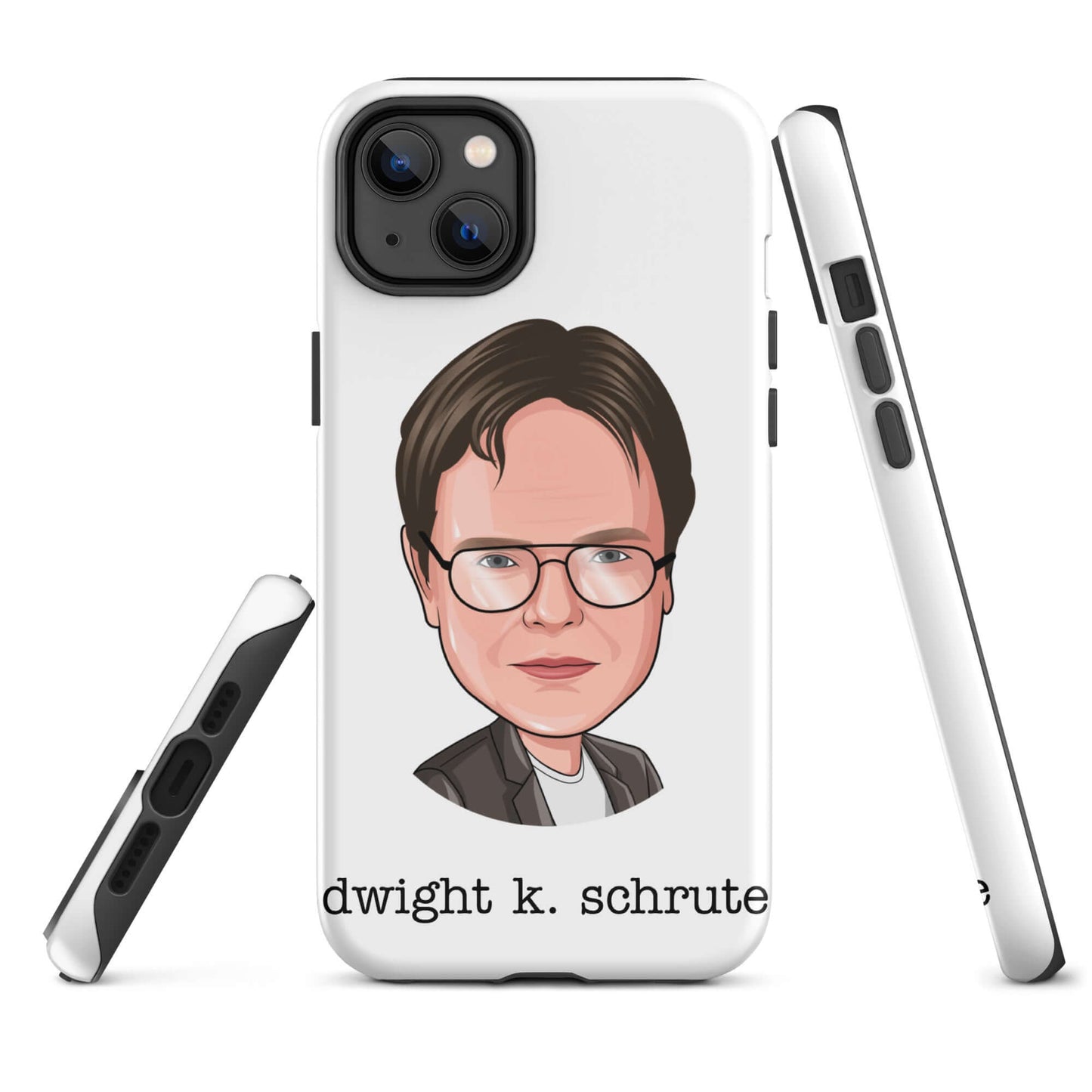 "dwight k. schrute" iPhone case