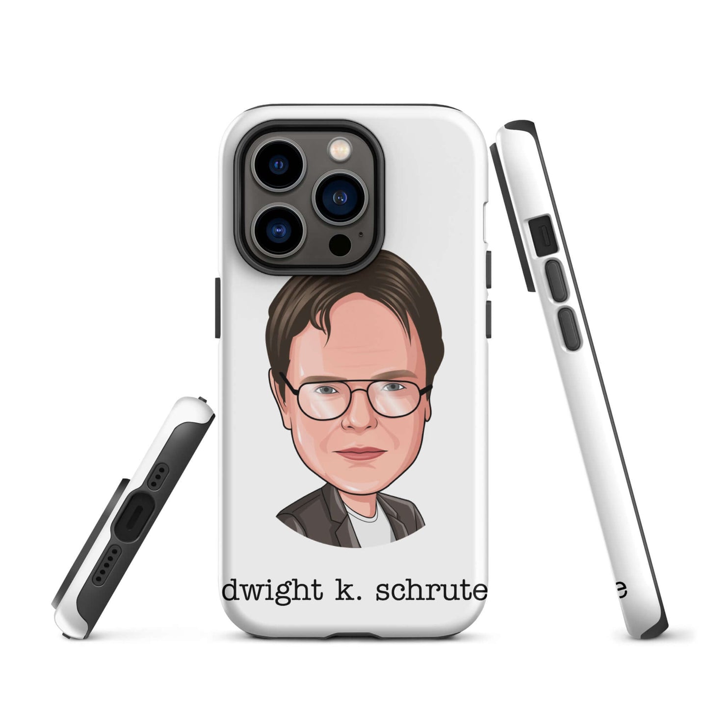 "dwight k. schrute" iPhone case