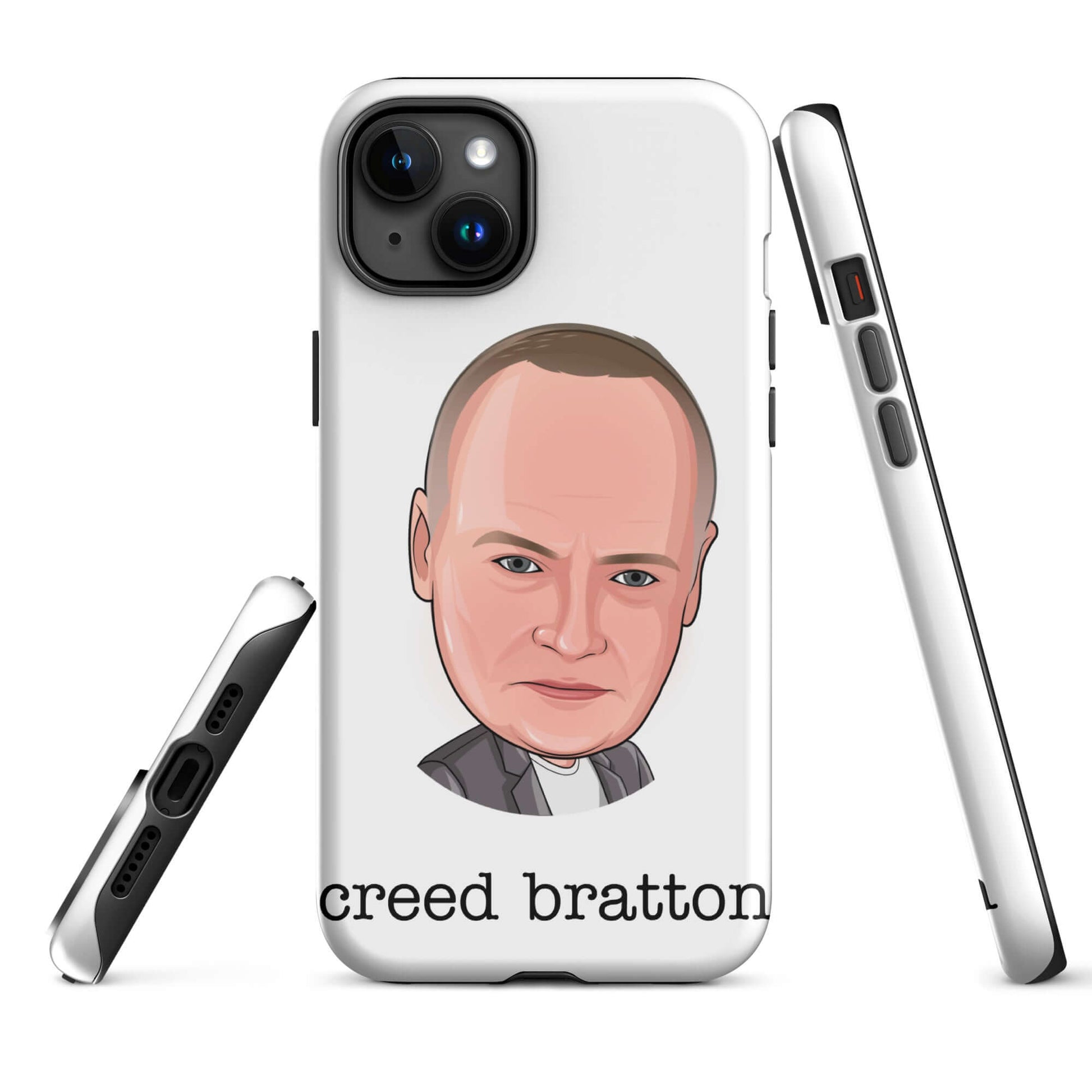 "creed Bratton" iPhone case Introducing the "Creed Bratton iPhone Case" – a mysterious and eclectic accessory that pays homage to the enigmatic and unpredictable Creed from "The Office." **Mysterious Features:** 1. **Dual-Layer Protection:** Crafted with