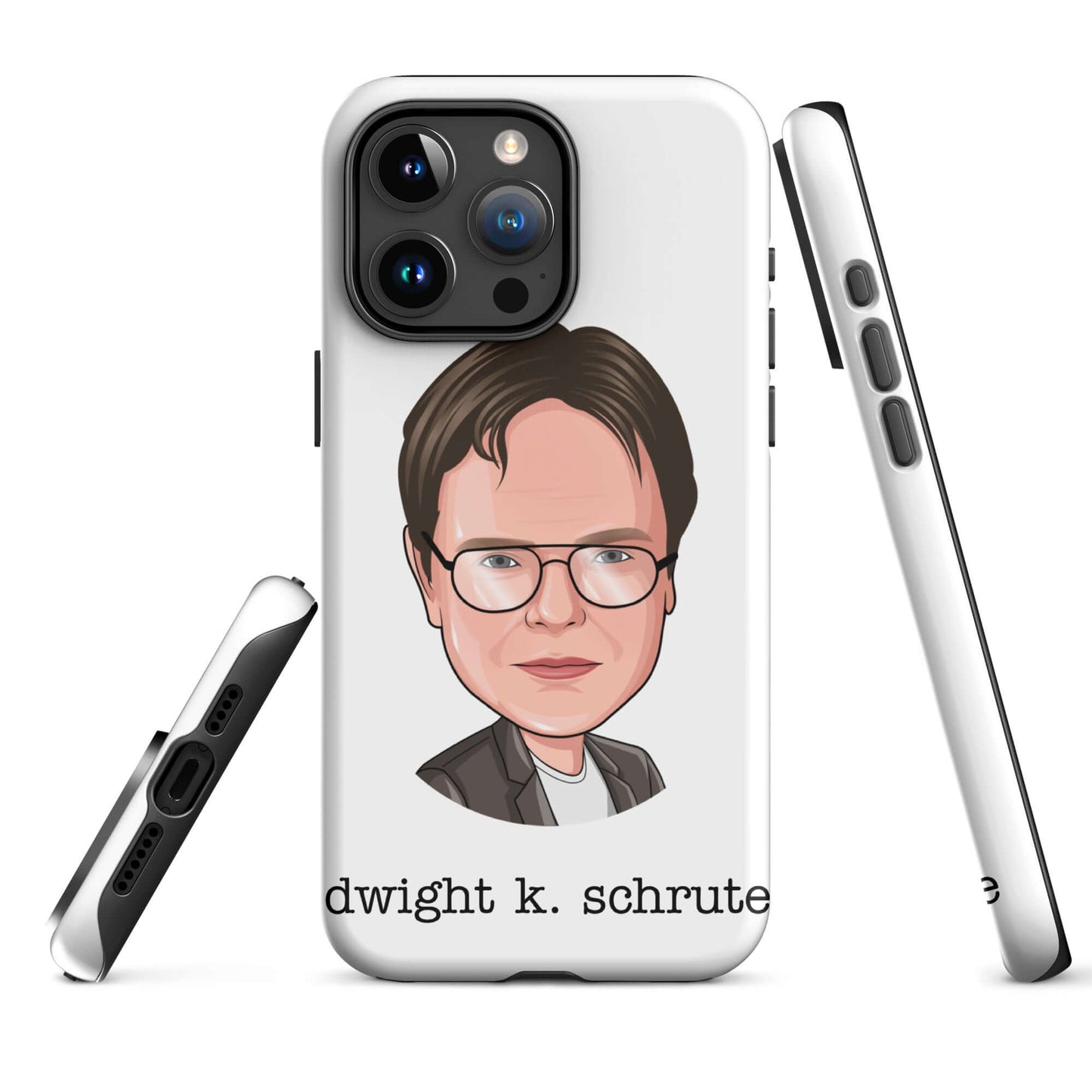 "dwight k. schrute" iPhone case