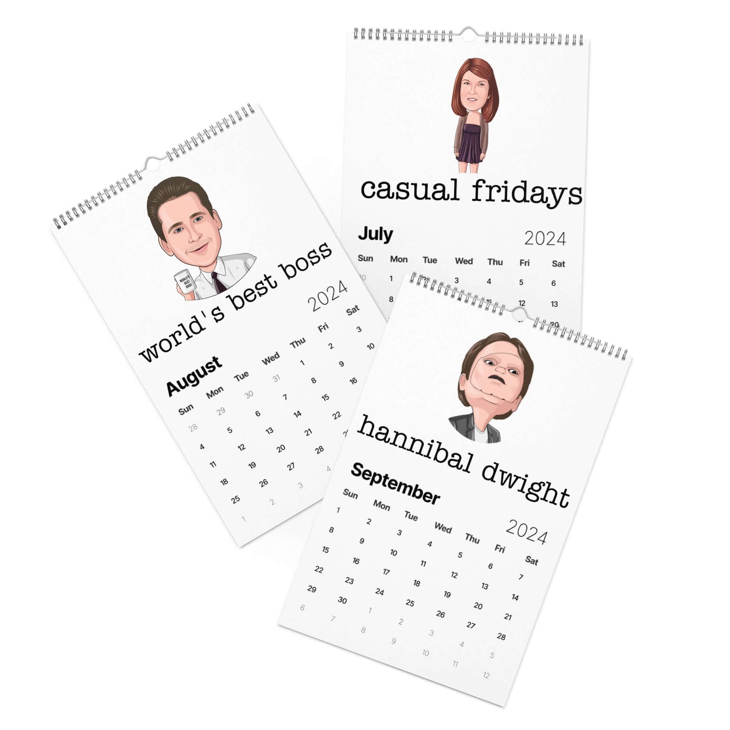 "the office cast" 2024 Wall calendar