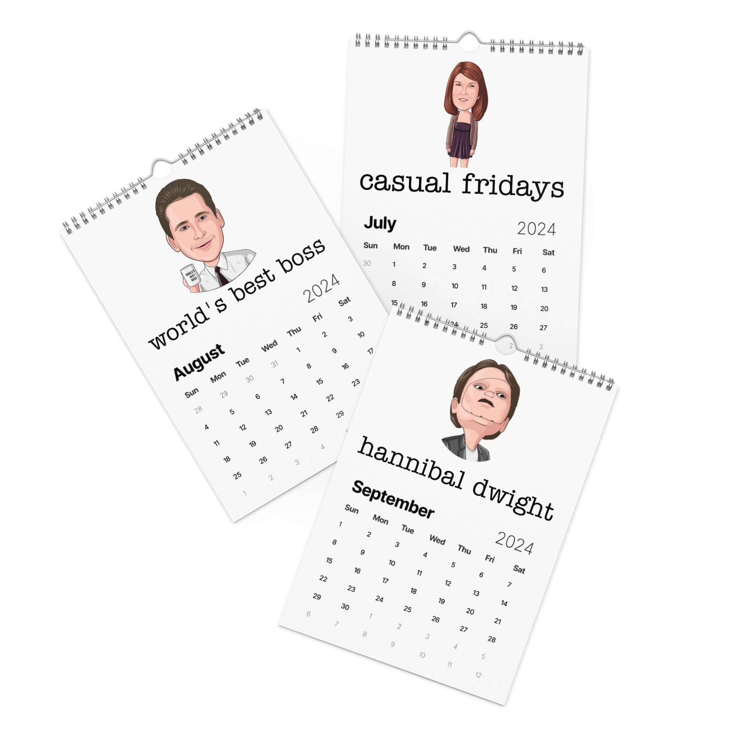 "the office cast" 2024 Wall calendar