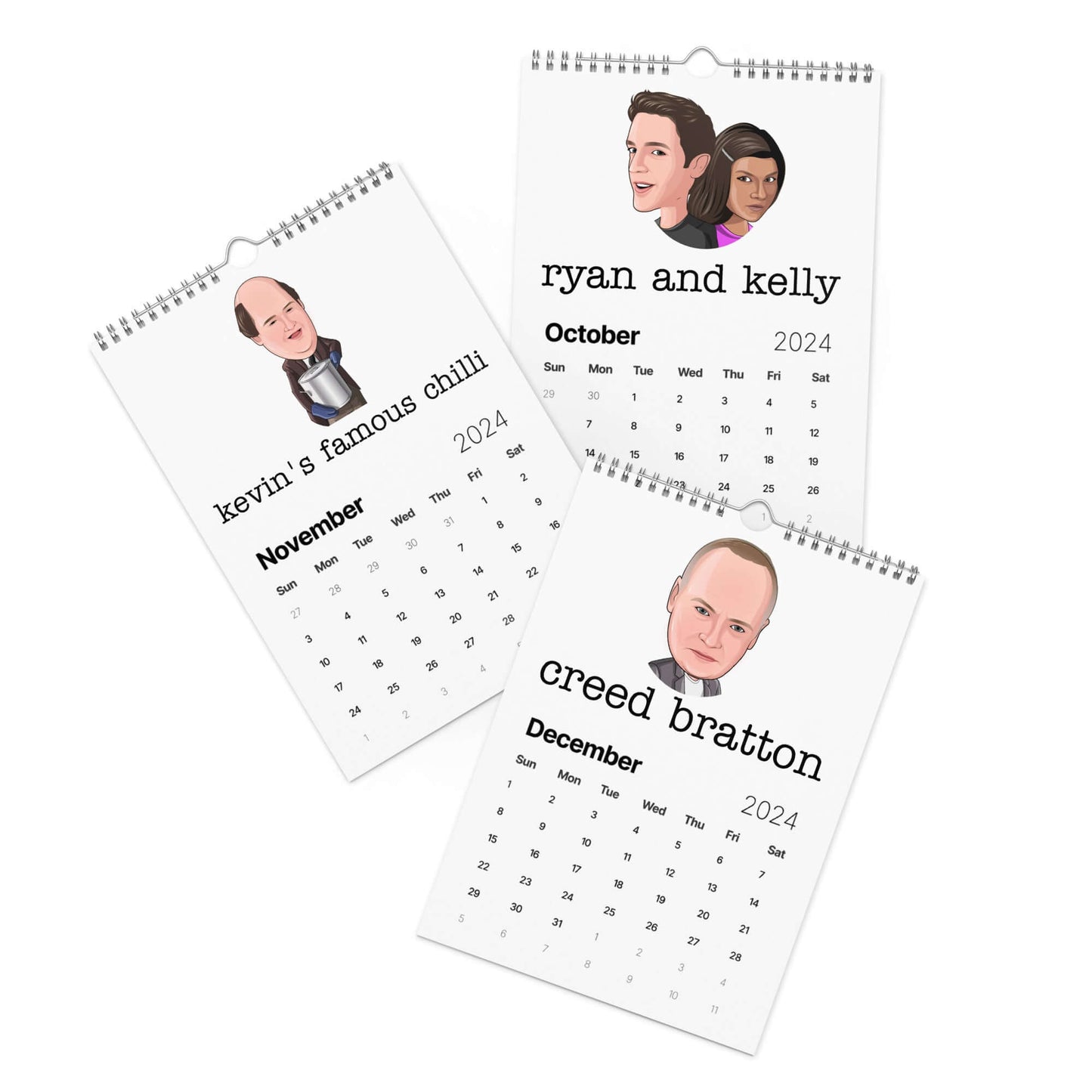 "the office cast" 2024 Wall calendar