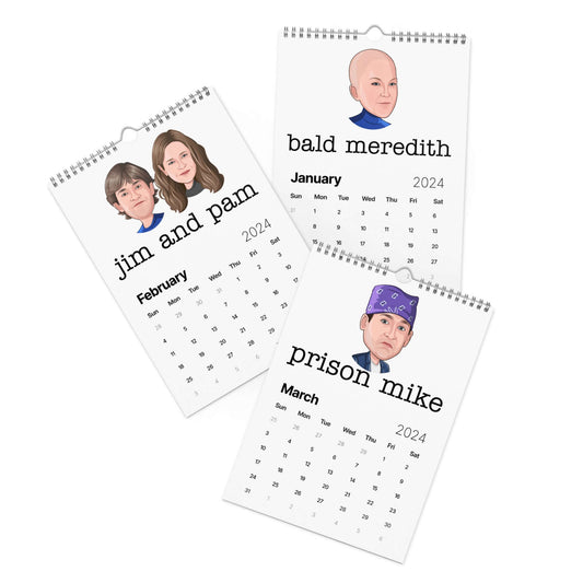 "the office cast" 2024 Wall calendar