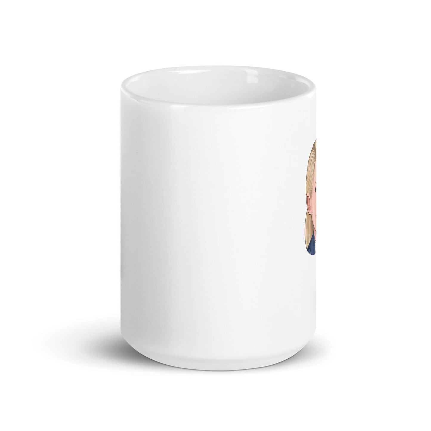 "Angela Martin" Mug Introducing the "Angela Martin" Mug – a purr-fectly elegant and sophisticated addition to your mug collection, inspired by the meticulous and cat-loving head of the Party Planning Committee from "The Office." Artfully crafted, this cer