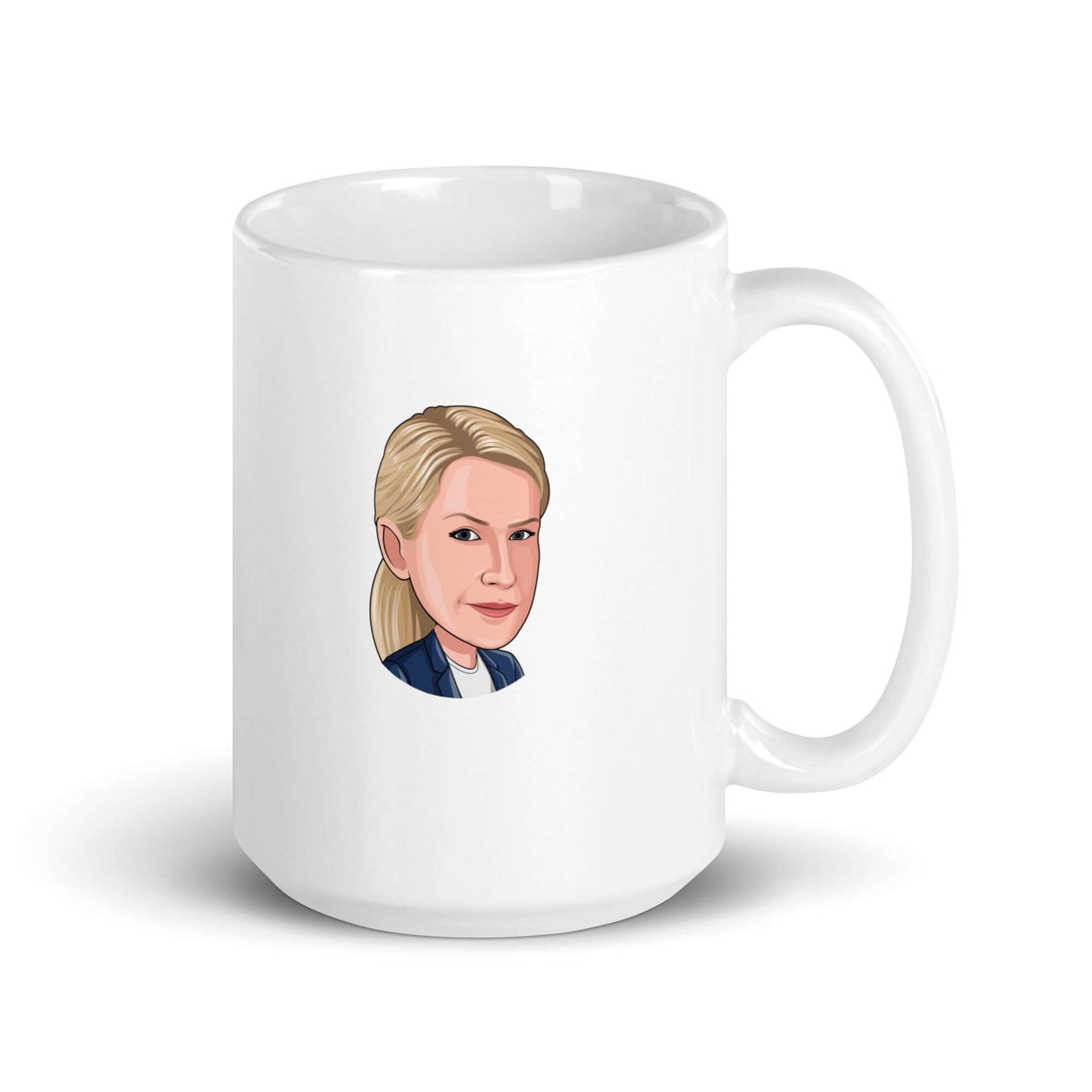 "Angela Martin" Mug Introducing the "Angela Martin" Mug – a purr-fectly elegant and sophisticated addition to your mug collection, inspired by the meticulous and cat-loving head of the Party Planning Committee from "The Office." Artfully crafted, this cer